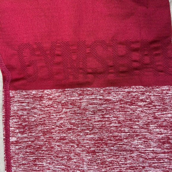 Burgundy two toned Gymshark leggings! - Picture 5 of 6